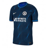 Camisa de Futebol Chelsea Moises Caicedo #25 Equipamento Secundário 2023-24 Manga Curta